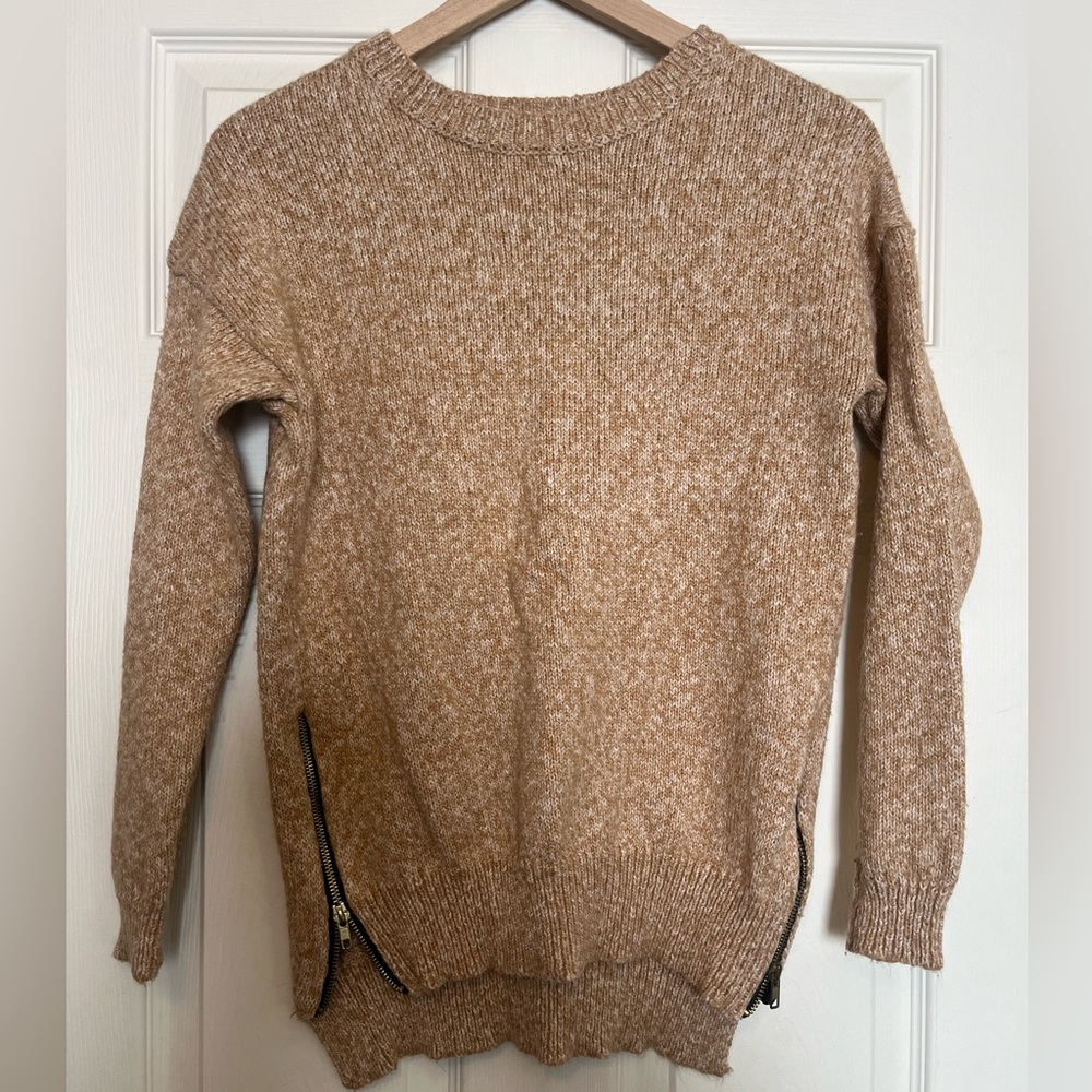 Tan, warm sweater